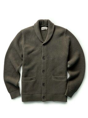 Taylor Stitch The Crawford Sweater in Fatigue Olive